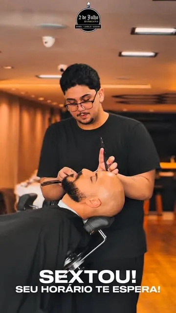 Barba alinhada